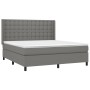 Boxspringbett mit dunkelgrauer Stoffmatratze 180x200 cm von vidaXL, Betten und Lattenroste - Ref: Foro24-3131770, Preis: 665,...