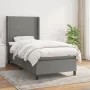 Boxspringbett mit dunkelgrauer Stoffmatratze 90x190 cm von vidaXL, Betten und Lattenroste - Ref: Foro24-3131234, Preis: 337,2...