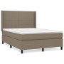 Boxspringbett mit taupegrauer Stoffmatratze 140x200 cm von vidaXL, Betten und Lattenroste - Ref: Foro24-3131277, Preis: 555,1...