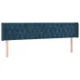 Box spring bed with dark blue velvet mattress 180x200 cm by vidaXL, Beds and slatted bases - Ref: Foro24-3131157, Price: 592,...