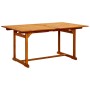 Garden dining set 7 pieces solid acacia wood by vidaXL, Garden sets - Ref: Foro24-3079641, Price: 731,76 €, Discount: %