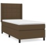 Boxspringbett mit dunkelbrauner Stoffmatratze 90x200 cm von vidaXL, Betten und Lattenroste - Ref: Foro24-3131404, Preis: 359,...
