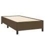 Box spring bed with dark brown fabric mattress 90x200 cm by vidaXL, Beds and slatted bases - Ref: Foro24-3131404, Price: 338,...
