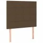 Box spring bed with dark brown fabric mattress 90x200 cm by vidaXL, Beds and slatted bases - Ref: Foro24-3131404, Price: 338,...