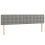 Box spring bed with light gray velvet mattress 180x200 cm by vidaXL, Beds and slatted bases - Ref: Foro24-3131213, Price: 531...