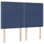 Box spring bed with blue fabric mattress 140x200 cm by vidaXL, Beds and slatted bases - Ref: Foro24-3131359, Price: 485,37 €,...