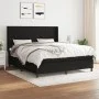 Box spring bed with black fabric mattress 180x200 cm by vidaXL, Beds and slatted bases - Ref: Foro24-3131451, Price: 614,37 €...