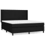 Box spring bed with black fabric mattress 180x200 cm by vidaXL, Beds and slatted bases - Ref: Foro24-3131451, Price: 614,37 €...