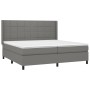 Boxspringbett mit dunkelgrauer Stoffmatratze 200x200 cm von vidaXL, Betten und Lattenroste - Ref: Foro24-3131458, Preis: 665,...