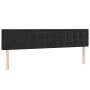 Box spring bed with black velvet mattress 160x200 cm by vidaXL, Beds and slatted bases - Ref: Foro24-3131209, Price: 490,45 €...