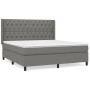 Boxspringbett mit dunkelgrauer Stoffmatratze 160x200 cm von vidaXL, Betten und Lattenroste - Ref: Foro24-3131682, Preis: 600,...