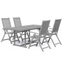 Juego de comedor de jardín 5 piezas madera maciza de acacia de vidaXL, Conjuntos de jardín - Ref: Foro24-3079647, Precio: 508...
