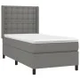 Box spring bed with dark gray fabric mattress 90x190 cm by vidaXL, Beds and slatted bases - Ref: Foro24-3131714, Price: 346,8...