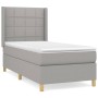 Boxspringbett mit hellgrauer Stoffmatratze 80x200 cm von vidaXL, Betten und Lattenroste - Ref: Foro24-3131945, Preis: 320,09 ...