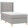 Boxspringbett mit hellgrauer Stoffmatratze 80x200 cm von vidaXL, Betten und Lattenroste - Ref: Foro24-3131945, Preis: 320,09 ...