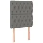 Cama box spring con colchón tela gris oscuro 80x200 cm de vidaXL, Camas y somieres - Ref: Foro24-3131626, Precio: 354,63 €, D...