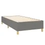 Box spring bed with dark gray fabric mattress 90x190 cm by vidaXL, Beds and slatted bases - Ref: Foro24-3131794, Price: 332,2...