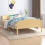 Estructura de cama sin colchón madera maciza de pino 120x200 cm en Camas y somieres | Comprar online en Foro24