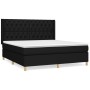 Boxspringbett mit schwarzer Stoffmatratze 160x200 cm von vidaXL, Betten und Lattenroste - Ref: Foro24-3132243, Preis: 659,32 ...