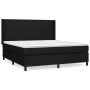 Box spring bed with black fabric mattress 180x200 cm by vidaXL, Beds and slatted bases - Ref: Foro24-3131291, Price: 640,36 €...