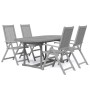 Juego de comedor de jardín 5 piezas madera maciza de acacia de vidaXL, Conjuntos de jardín - Ref: Foro24-3079653, Precio: 508...