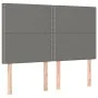 Cama box spring con colchón tela gris oscuro 140x190 cm de vidaXL, Camas y somieres - Ref: Foro24-3131346, Precio: 503,92 €, ...