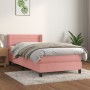 Boxspringbett mit rosa Samtmatratze 80x200 cm von vidaXL, Betten und Lattenroste - Ref: Foro24-3130990, Preis: 275,31 €, Raba...