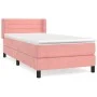 Box spring bed with pink velvet mattress 80x200 cm by vidaXL, Beds and slatted bases - Ref: Foro24-3130990, Price: 271,71 €, ...