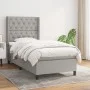 Box spring bed with light gray fabric mattress 80x200 cm by vidaXL, Beds and slatted bases - Ref: Foro24-3131625, Price: 324,...