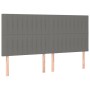Box spring bed with dark gray fabric mattress 180x200 cm by vidaXL, Beds and slatted bases - Ref: Foro24-3132170, Price: 647,...