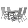 Garten-Essgruppe 5-teilig aus massivem Akazienholz von vidaXL, Gartensets - Ref: Foro24-3079655, Preis: 436,89 €, Rabatt: %