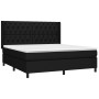 Boxspringbett mit schwarzer Stoffmatratze 160x200 cm von vidaXL, Betten und Lattenroste - Ref: Foro24-3131683, Preis: 619,47 ...