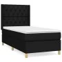 Box spring bed with black fabric mattress 80x200 cm by vidaXL, Beds and slatted bases - Ref: Foro24-3132187, Price: 334,12 €,...