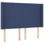 Box spring bed with blue fabric mattress 140x200 cm by vidaXL, Beds and slatted bases - Ref: Foro24-3131839, Price: 504,57 €,...