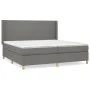 Box spring bed with dark gray fabric mattress 200x200 cm by vidaXL, Beds and slatted bases - Ref: Foro24-3131858, Price: 644,...