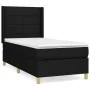 Box spring bed with black fabric mattress 90x200 cm by vidaXL, Beds and slatted bases - Ref: Foro24-3131963, Price: 320,03 €,...