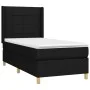 Box spring bed with black fabric mattress 90x200 cm by vidaXL, Beds and slatted bases - Ref: Foro24-3131963, Price: 320,03 €,...