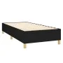Box spring bed with black fabric mattress 90x200 cm by vidaXL, Beds and slatted bases - Ref: Foro24-3131963, Price: 320,03 €,...