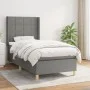Boxspringbett mit dunkelgrauer Stoffmatratze 90x200 cm von vidaXL, Betten und Lattenroste - Ref: Foro24-3131962, Preis: 367,2...