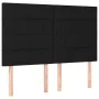 Box spring bed with black fabric mattress 140x190 cm by vidaXL, Beds and slatted bases - Ref: Foro24-3131987, Price: 507,29 €...