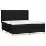 Boxspringbett mit schwarzer Stoffmatratze 180x200 cm von vidaXL, Betten und Lattenroste - Ref: Foro24-3132011, Preis: 657,89 ...