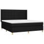 Boxspringbett mit schwarzer Stoffmatratze 180x200 cm von vidaXL, Betten und Lattenroste - Ref: Foro24-3132011, Preis: 657,89 ...