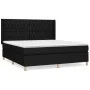 Box spring bed with black fabric mattress 180x200 cm by vidaXL, Beds and slatted bases - Ref: Foro24-3132251, Price: 652,41 €...