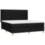Box spring bed with black fabric mattress 180x200 cm by vidaXL, Beds and slatted bases - Ref: Foro24-3132251, Price: 652,41 €...