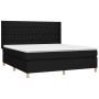 Boxspringbett mit schwarzer Stoffmatratze 180x200 cm von vidaXL, Betten und Lattenroste - Ref: Foro24-3132251, Preis: 664,07 ...