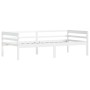 Estructura de cama sin colchón madera de pino blanco 90x200 cm