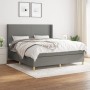 Boxspringbett mit dunkelgrauer Stoffmatratze 180x200 cm von vidaXL, Betten und Lattenroste - Ref: Foro24-3131850, Preis: 632,...