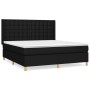 Boxspringbett mit schwarzer Stoffmatratze 180x200 cm von vidaXL, Betten und Lattenroste - Ref: Foro24-3132331, Preis: 666,38 ...