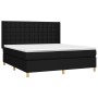 Boxspringbett mit schwarzer Stoffmatratze 180x200 cm von vidaXL, Betten und Lattenroste - Ref: Foro24-3132331, Preis: 666,38 ...