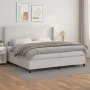 Boxspringbett mit weißer Kunstledermatratze 200x200 cm von vidaXL, Betten und Lattenroste - Ref: Foro24-3132400, Preis: 752,8...